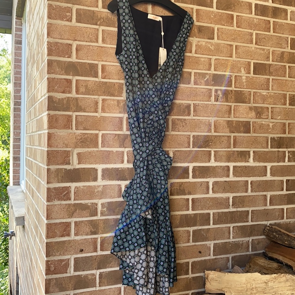 Tory Burch 3 Quarter Length Wrap Dress With Tags